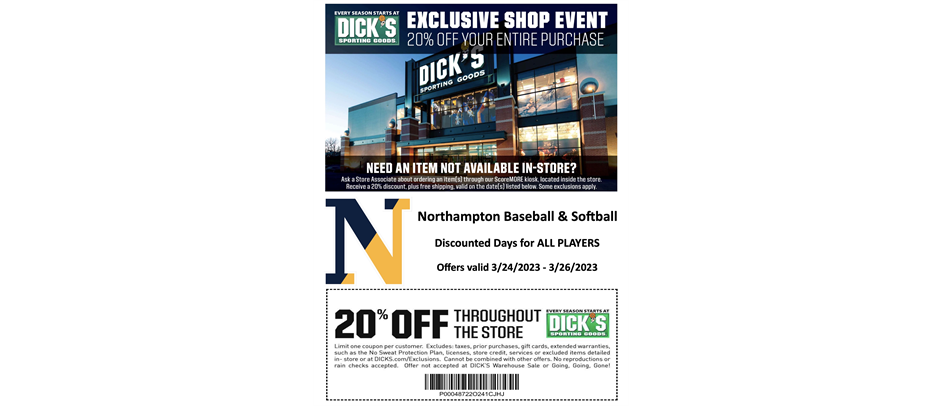 Dicks Sporting Goods Coupon