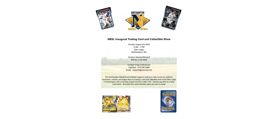 Inaugural NBSL Trading Cards and Collectibles show